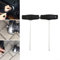 2 PCS Tacho Ausziehhaken für MercedesBenz, Edelstahl Tacho Ausziehhaken Extraktor Werkzeug Set, Instrument Cluster Ziehhaken Set