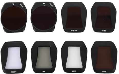 8-in-1 ND CPL-Filterset für Air 3S Drone CPL ND Star Night Filter ND8 ND16 ND32PL ND64PL ND1000 Filter HD Optisches Glas Aluminiumrahmen Snap On Drone Lens Zubehör