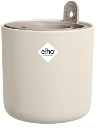 elho Amazing Avocado Pot Blumentopf - Linen White | ∅ 12 x H 12.1 cm | 100% recyceltes Plastik