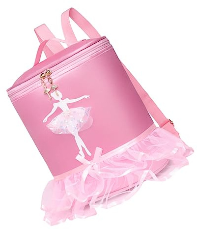 Hohopeti Balletttasche für Kinder Nylon Rucksack mit Geräumigem Innenraum und Verstellbarer Schnalle für Tanzunterricht