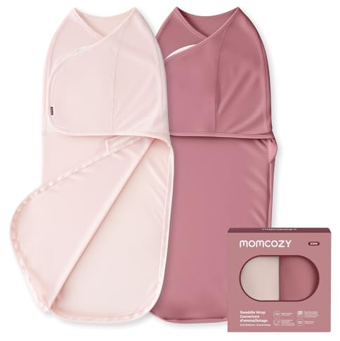 momcozy Saco para bebé de 0 a 3 Meses, Cierre silencioso, para Padres recién Nacidos, Reduce el Reflejo de Miedo, indispensable para recién Nacidos de 0 a 3 Meses, Paquete de 2