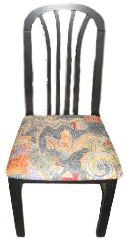 Ton Stuhl Restaurantstuhl schwarz sitzgepolstert Höhe97cm