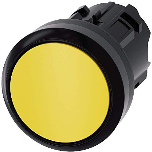 SIEMENS Sirius ACT Drucktaster Ø 22mm, Gelb Rastend Rund Kunststoff, IP66