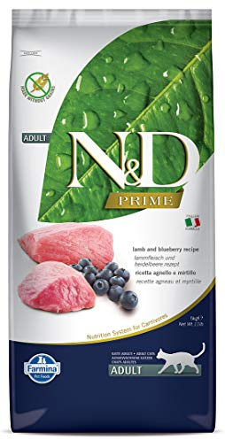 Farmina Natural & Delicious Grain Free Lamb and Blueberry Adult Cat, 11 lb bag