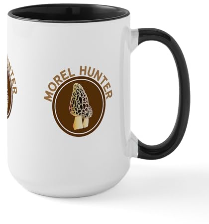 CafePress Morel Hunter Mugs 15 oz (444 ml) Ceramic Coffee Mug