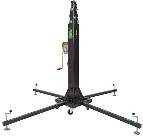 Kuzar K-8 Telescopic Lifter 6.5m 300kg SWL Winch Stand