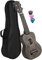 CASCHA Sopran Ukulele Set für Kinder und ErwachseneIUkulele Starter Kit mit 3 Plektren TascheIUkulele Set Aquila Saiten NylonIKleine Hawaii Gitarre für Anfänger & FortgeschritteneISchwarz,HH 3960