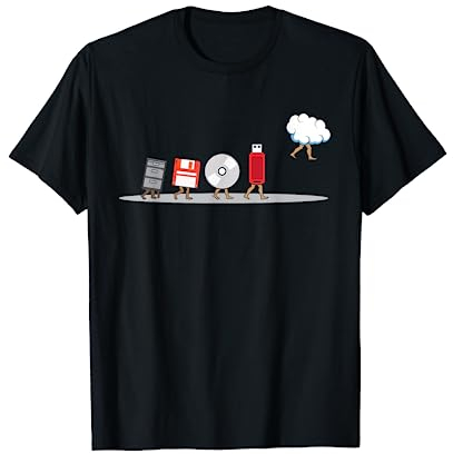 Computer Engineering Funny Geek Engineer Software T-Shirt - Men's Unisex Black Cartoon Graphic Computer Engineering Theme - Short Sleeve Crew Neck Classic Fit - Small