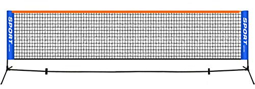 GYKLY Tennisnetz Rack einfache Badminton Netz Rack tragbare Mobile Badminton Tennis Netz Outdoor-6,1 Meter