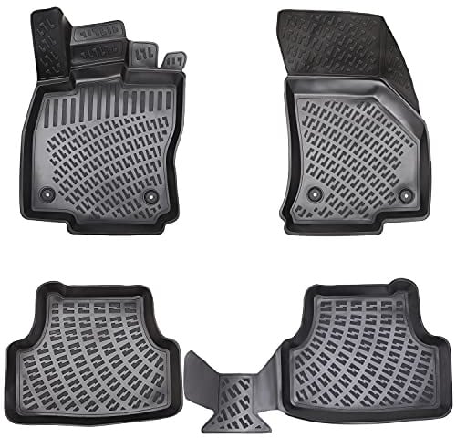 Elmasline 3D Gummimatten Set für KIA Sorento I 2002-2009 | Extra hoher 5cm Rand