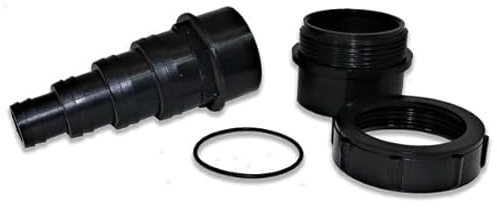 eco-filtration - Removable 43mm 4-Stepped Hosetail to 1.5″/43mm Rigid Pipe – Threaded Coupling for Flexible Hose Connection