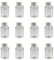 12 Pcs 30ml/1oz Clear Plastic Pill Bottles Refillable Empty Medicine Containers Tablet Storage Holder for Liquid Powder Chemical