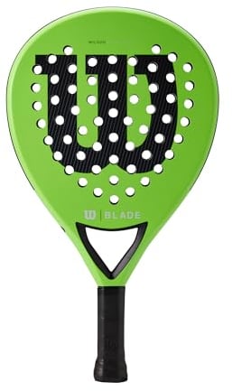Wilson Padel-Schläger Blade Team v2, Fiberglas/Eva, 370 g, Grün, WR067421U2