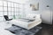 Sofa Dreams Wasserbett Sorano mit beheizbarer Wasserbettmatratze und kompletter Technik LED Beleuchtung 140x200 160x200 180x200 200x200 200x220 (180 x 200 cm, Weiß-Beige)