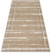 rugsx Tapis SISAL Flat Intérieur Extérieur– Moderne et résistant – pour Salon, Balcon, terrasse – Treillis Vintage - Beige Naturel Couleur Paille, Cordon 140x200 cm