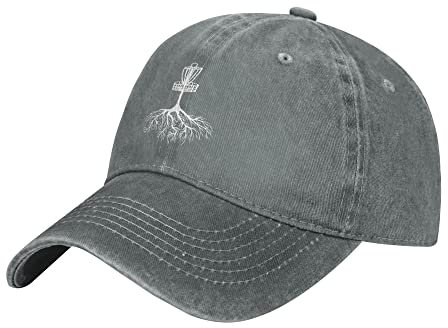 YINGD Cowboy Baseball Cap Disc Golf Roots Unisex Hip-Hop Cap Atmungsaktive Sonnenhüte für Männer Frauen Schirmmütze, Hut 59, One size