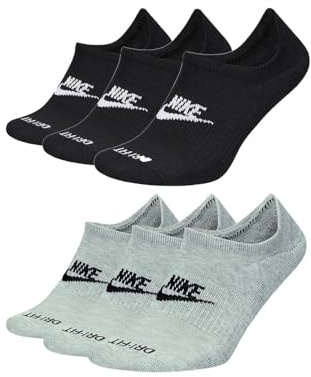 NIKE 6 Paar Sportswear Everyday Essential Footie Sneakersocken Invisibel DN3314