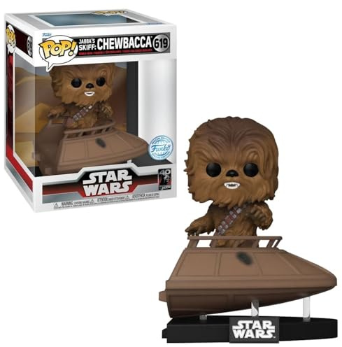 Funko Star Wars Episode VI: Return of The Jedi Chewbacca Jabbas Skiff 40th Anniversary Pop! Vinyl