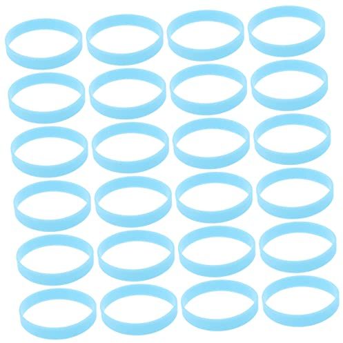 SAFIGLE 100st Leuchtendes Silikonarmband Im Dunkeln Leuchtende Silikonarmbänder Silikon- Armband Farbige Silikonarmbänder Leuchten Im Dunkeln Edm Kieselgel Nachts Schmuck Nachtlauf
