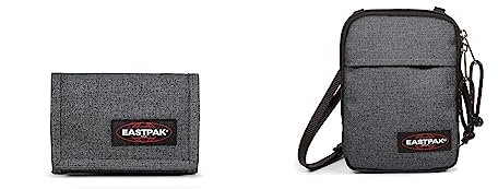 EASTPAK Crew Single Porte-Monnaie, 13 cm, Gris (Black Denim) & Taschen/Rucksäcke/Koffer Buddy Mini Bag Black Denim (EK72477H) OS Grau