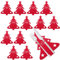 XIANGLONGY 12 Piezas Cubiertos Navidad, Porta Cubiertos Navidad, Bolsa Cubiertos Navidad, Apto PaTra Todo Tipo de Cubiertos, Tenedores y Cucharas.