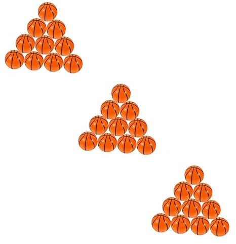 Vaguelly Sportdekor 36 Stk Basketball-Tortenaufsatz birthday cake decoration geburtstag tortendeko Backenverzierung kuchen DIY verzierung Ornament Entwässerungskorb Mini- Partyzubehör