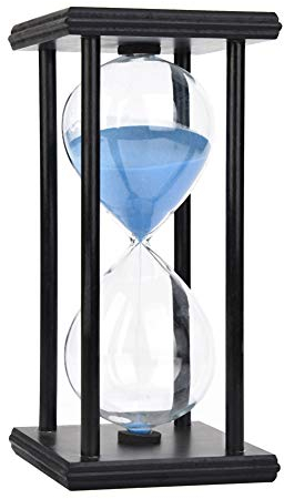 Syrisora Sablier 30 minutes en bois - tendance - Décoration de bureau