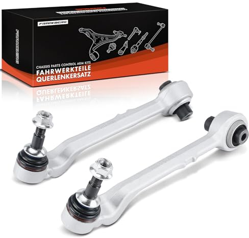 Frankberg 2x Querlenker Radaufhängung mit Gummilager Vorderachse Kompatibel mit 1er E81 E82 E87 E88 3er E90 3er Touring E91 3er Coupe E92 3er Cabriolet E93 X1 E84 Replace# 31126786204