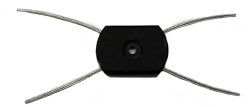 LQQDREX Rasentrimmerkopf, elektrischer Unkrautfresser, Trimmerkopf, Ersatz für Rasenspule, Grasen, Stahl-Trimmerdraht W