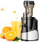 pedenencelia Cold Press Juicer With Reverse Function,Compact Vertical Slow Masticating Juice Machine - Easy To Clean, Quiet Motor, 2 Modes Press Filter For Fruit Juic/Ice Cream Shake,Silver