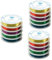 NUOBESTY 15 Rolls Jewelry Wire Beading Wire Colored Wire for Jewelry Making Copper Wire
