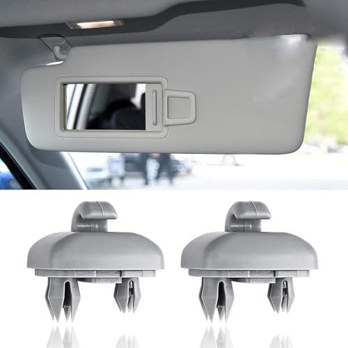 Ganchos para Parasol de Coche, Ganchos para Parasol Compatibles, 2 Unidades, Ganchos para Parasol de Coche Compatibles con A1, A3, A4, A5, Q3, Q5 (8E0, 857, 562), A7, B6, B7, B8, S4, S5