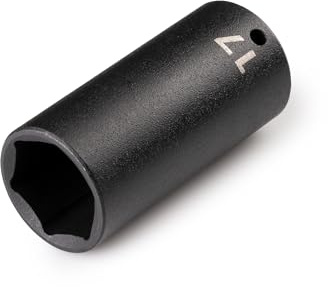 TEKTON Douille à choc 6 pans 1/4 x 17 mm de profondeur | SID03117