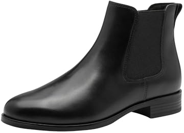 Tamaris Women's Damen Chelsea 1-25377-45 Boot, Black, 9 UK