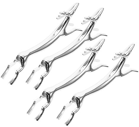 Veemoon 4er Set Edelstahl Messerbänkchen Mit Rentier-Figur – Stilvolle Besteckablagen Für Löffel - Essstäbchen Und Mehr – Tischdeko Für Weihnachten Hochzeiten Und Besondere Anlässe