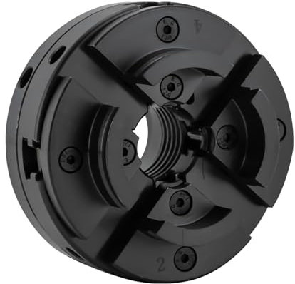 Drechselfutter M33, 100MM Spannfutter Drechselbank Selbstzentrierend Vierbackenfutter Set, Drehfutter Chuck 4-Backenfutter Drehbankfutter Drechselmaschine für Drehbänke usw