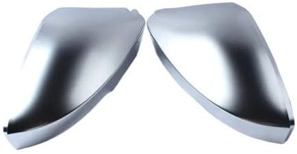 Spiegelkappe Für Skoda Für Octavia Mk3 A7 5E Für VW Für T-ROC 2014 2019 Für T-Cross Für Nivus 2020 2021 Flügel Matt Chrom Seitenspiegelkappen Auto Spiegelkappen