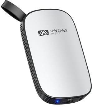 SAN ZANG MASTER Externe SSD 1T Portable SSD Modernes Minimalistisches Speicherkapazität SSD Festplatte Extern/Leichtes Aluminiumgehäuse/USB-C Kompatibel mit PC/Laptop/Phone 15/16/17