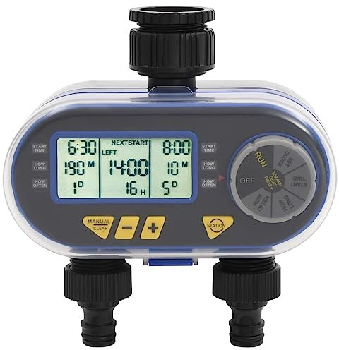 Minuteur d'eau numérique automatique avec double sortie