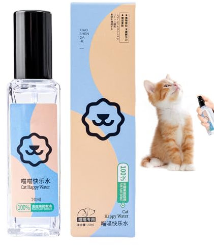 Spray a menta gatto a spruzzo catminia con olio essenziale, catnint per gatti | Spray per menta per gatti a base di erbe per giocattoli, graffi e letti, spray per gatto Catnint per gattino, gat