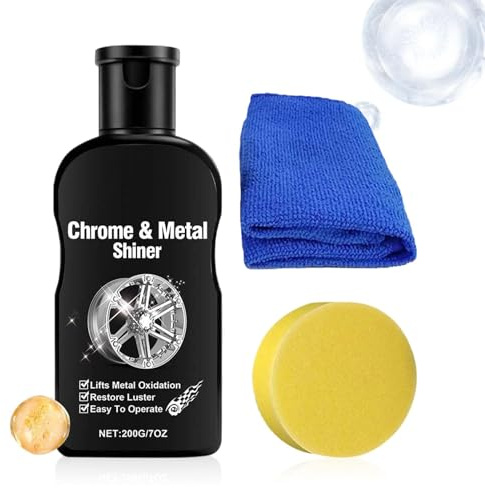 Metallpolitur | Fahrzeug Restaurierungs Set,Set zur Pflege von Metalloberflächen,Für Fahrzeuge, Möbel, Küche, Bad, Garage