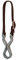 Weaver Leder Nylon und Aluminium Cribbing Strap, braun