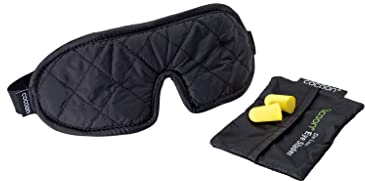Schlafbrille Eye Shades de Luxe, Schwarz