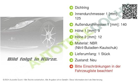 Corteco 12015700B Wellendichtring, Kurbelwelle