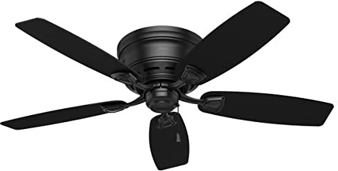 Hunter Sea Wind, Outdoor or Indoor, Ceiling Fan, 48 inch, Matte Black
