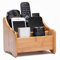 Holzsammlung Boîte de Rangement de Bureau, 3 Compartiments en Bambou Multi-Fonctionnels Organisateur Télécommande TV Home Articles Divers, Rangement en Bois boîte de Cosmétique #1