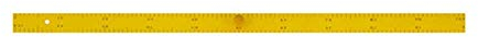 WONDAY Tafellineal aus Holz, 1 m, gelb lackiert
