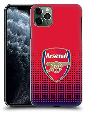 Head Case Designs Officially Licensed Arsenal FC Fade Crest 2 Hard Back Case Compatible With Apple iPhone 11 Pro Max