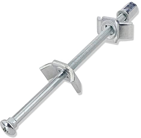 10 X Mprofi MT® Conectores de Muebles-Conectores de Encimeras-Tornillos de Conexión de Muebles-Conectores de Tableros-Conectores de Madera Maciza de Acero-Conectores de Encimeras Rosca M6 150mm