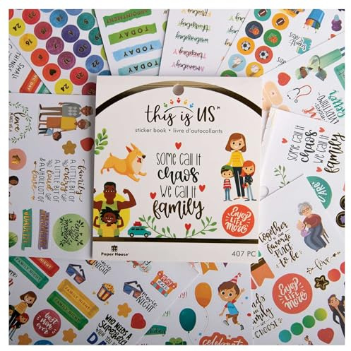 Paper House Productions STBK-5500E Sticker, Family Life Mini